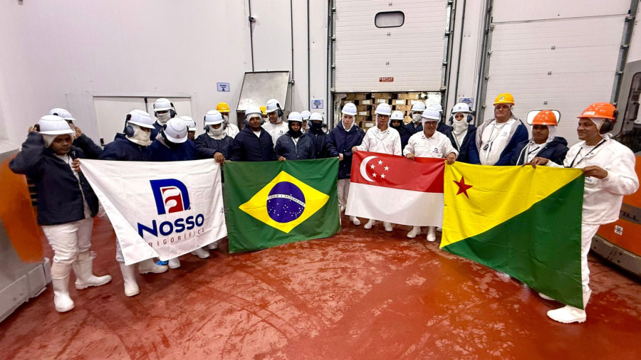Exportações de carne do Acre avançam e frigorífico embarca primeiro container para Singapura